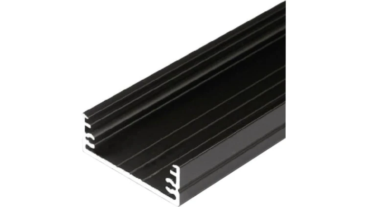 Profil WIDE24 2m czarny G/W szeroki 84030021