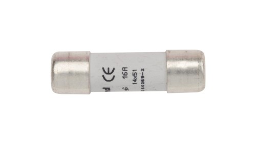 Wkładka bezpiecznikowa cylindryczna 14x51mm 16A gL 500V HPC 014316