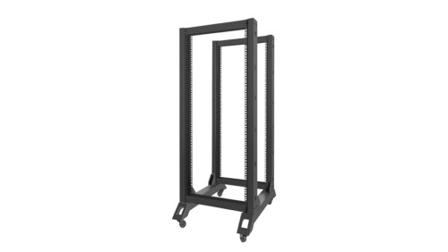 Stojak instalacyjny OPEN RACK 19 LANBERG 27U 600x800 czarny OR01-6827-B