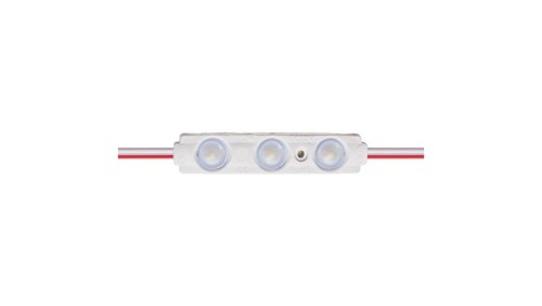 Moduł 160st 3 led smd 2835 0,72W ciepły 3000K 12VDC 65lm