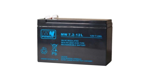 Akumulator AGM 12V 7,2Ah (151x65x94mm) MW 7,2-12L