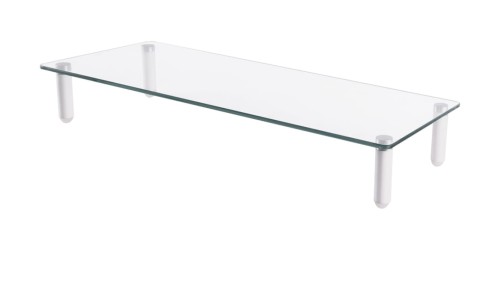 Szklana podstawa dla monitora powierzchnia robocza: 56x21cm max obciążenie: 20kg DA-90358