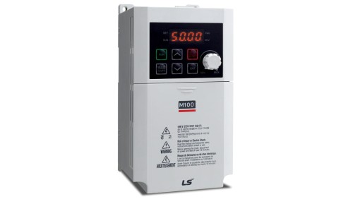 Falownik 1-fazowy 230V 0,75kW 4,2A M100 LSLV0008M100-1EOFNA