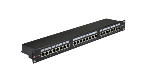 CU.PP.00009 Patch panel 19 1U 24xRJ45 kat.5e FTP GMPnet supported by BITNER - 25 LAT gwarancji
