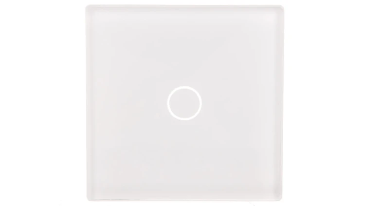TouchMe Mały panel szklany, łącznik pojedynczy, biały TM530W