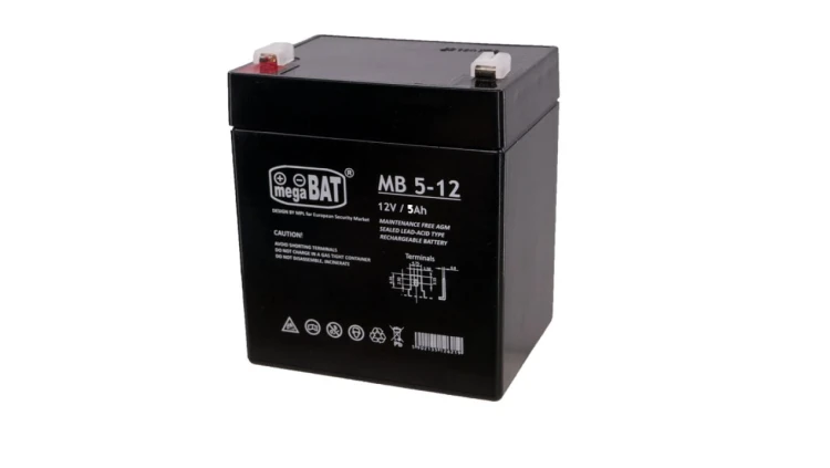 Akumulator AGM 12V 5Ah (90x70x106mm) MB 5-12