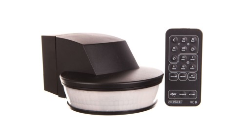Czujnik ruchu i zmierzchu Steinel SensIQ S EVO 3 regulowane strefy 2-20m IP54 czarny ST034979