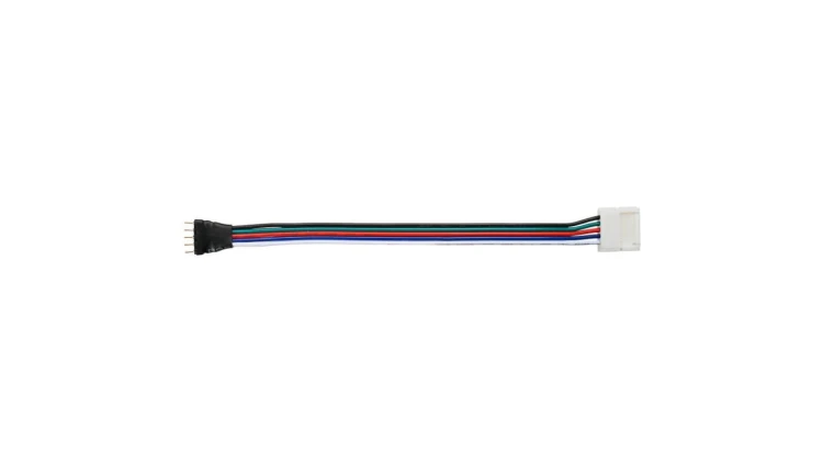 Złączka do taśmy led rgbw 12mm t+k 5-pin łączy taśmę rgbw z kontrolerem rgbw