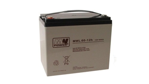 Akumulator AGM 12V 60Ah (260x168x211mm) MWL 60-12h