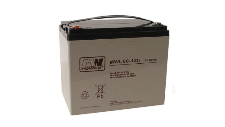 Akumulator AGM 12V 60Ah (260x168x211mm) MWL 60-12h