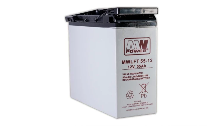 Akumulator AGM 12V 55Ah (227x106x222mm) MWL FT 55-12