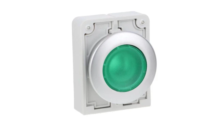 Napęd przycisku 30mm płaski zielony z podświetleniam z samopowrotem M30C-FDL-G 182927