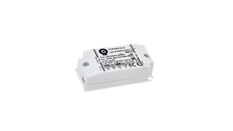 Zasilacz led FTPC 8W meblowy 12V DC FTPC8V12