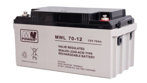 Akumulator AGM 12V 70Ah (350x166x179mm) MWL 70-12