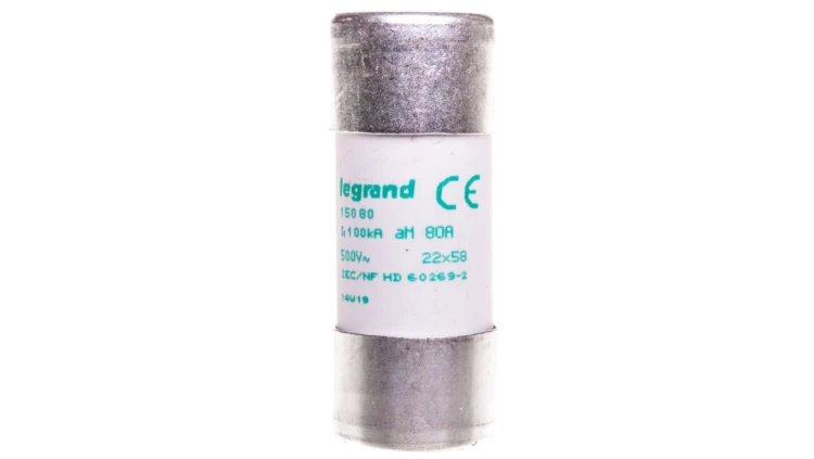Wkładka bezpiecznikowa cylindryczna 22x58mm 80A aM HPC 015080