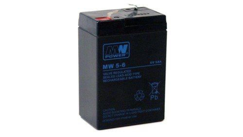 Akumulator AGM 6V 5Ah (70x47x101mm) MW 5-6