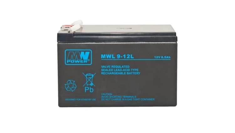 Akumulator AGM 12V 9Ah (151x65x94mm) MWL 9-12L