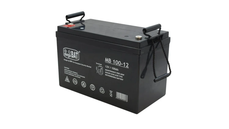 Akumulator AGM 12V 100Ah (329x172x215mm) MB 100-12