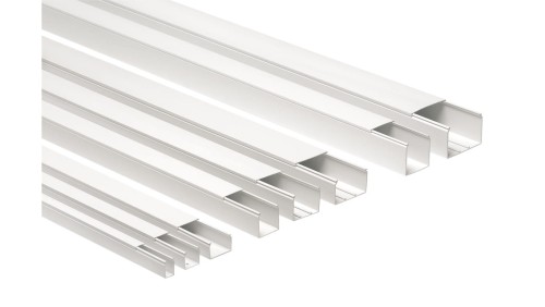 Kanał kablowy z pokrywą CP 100x80 biały /2m/ ECCP10080B