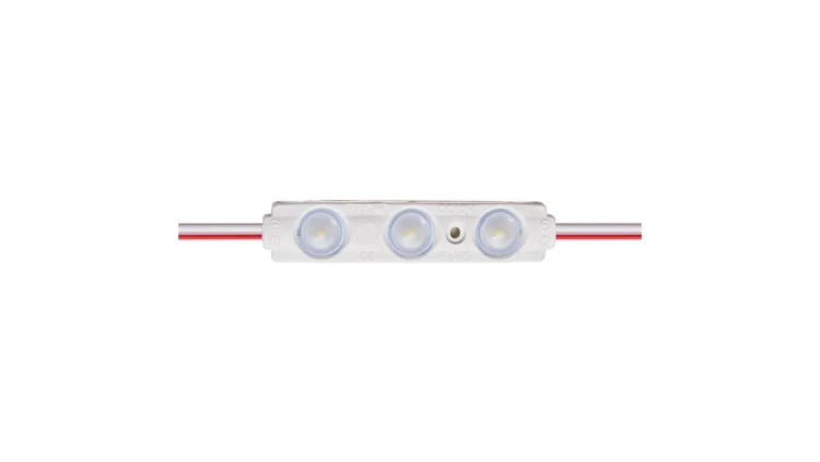 Moduł 160st 3 led smd 2835 0,72W zimny 6500K 12VDC 65lm PLUX PN:0619