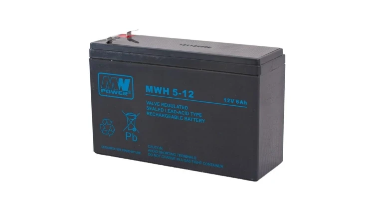 Akumulator AGM 12V 5Ah/200W/10min (151x51x94mm) MWH 5-12 (5Ah)/200W