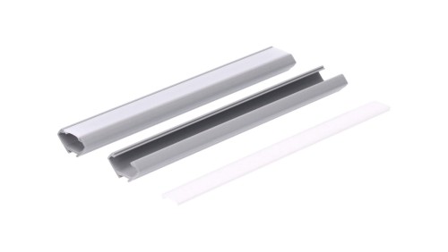 Profil led PCV Corner 22x12 2m szary ML