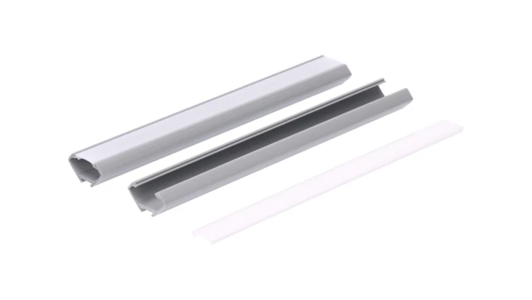 Profil led PCV Corner 22x12 2m szary ML