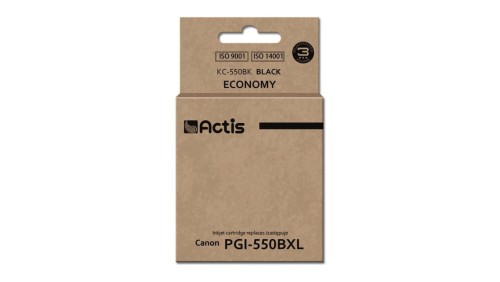 Tusz ACTIS KC-550Bk (zamiennik Canon PGI-550BK Standard 23 ml czarny)