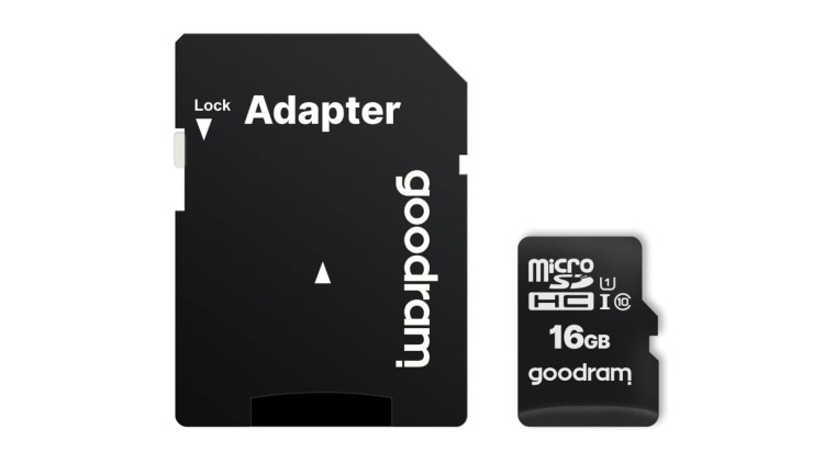 Karta pamięci GoodRam M1AA-0160R12 (16GB Class 10, Class U1 Adapter, Karta pamięci)