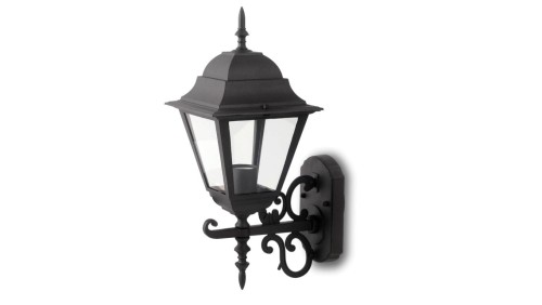 Lampa Ogrodowa Ścienna VT-761 E27 Max. 60W Czarna UP 7521