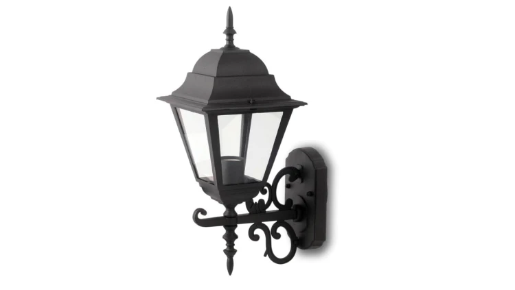 Lampa Ogrodowa Ścienna VT-761 E27 Max. 60W Czarna UP 7521