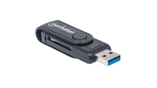 Czytnik Kart Pamięci 24w1 SD/MicroSD/MMC USB 3.0 Manhatan