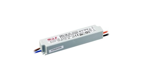 Zasilacz led GPV 18W 12V DC ip67 gpv-18-12 glp