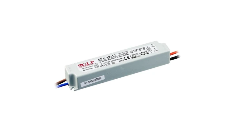 Zasilacz led GPV 18W 12V DC ip67 gpv-18-12 glp