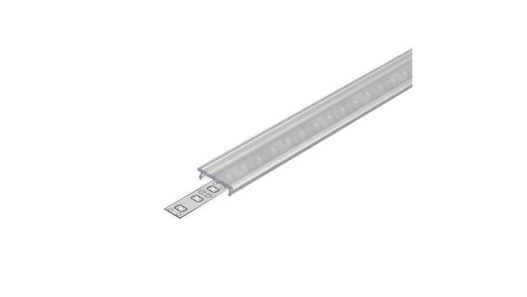 Przesłona do profil 2m (F) klik transpa surface14 corner14 groove14