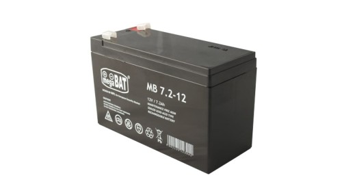 Akumulator AGM 12V 7.2Ah (151x65x94mm) MB 7.2-12