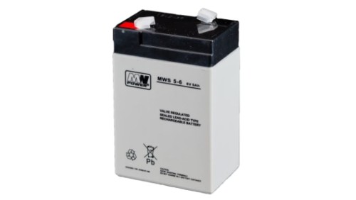 Akumulator AGM 6V 5Ah (70x47x101mm) MWS 5-6