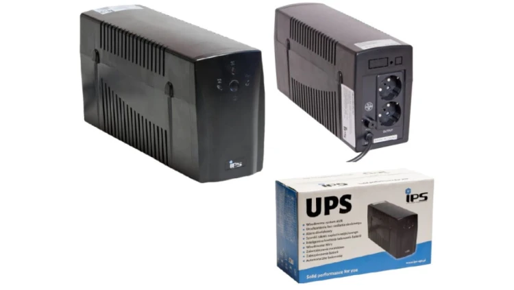 ZASILACZ UPS LINE-INTERACTIVE 600VA/360W 2xSCHUKO 1 FAZOWY AVR TM-LI-0k6-PC-1x7