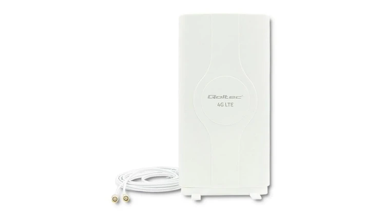 Qoltec Antena 4G LTE DUAL z podwójnym złączem SMA 30dBi Wewnętrzna
