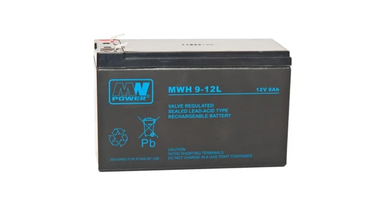 Akumulator AGM 12V 9Ah/270W/10min (151x65x94mm) MWH 9-12L (9Ah)/270W