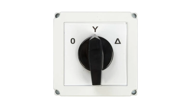 Łącznik krzywkowy gwiazda-trójkąt 3P 40A w obudowie 4G40-12-PK R214 63-840591-041