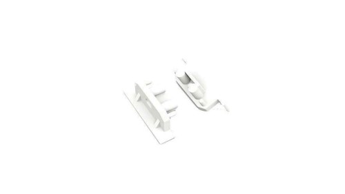 Zaślepka Groove10 GEN2 SQ biała z otworem prosta 76990001 /1szt/