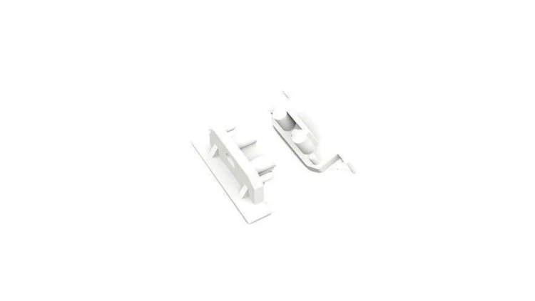 Zaślepka Groove10 GEN2 SQ biała z otworem prosta 76990001 /1szt/