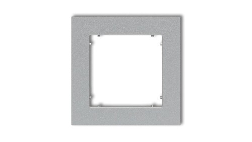 MINI Ramka pojedyncza srebrny metalik 7MR-1