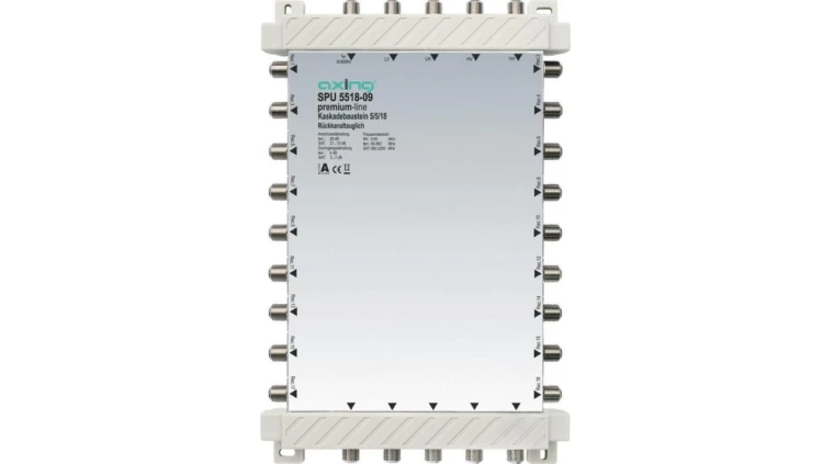 Multiswitch 5/18 SPU 5518-09 z pasywną tv naziemną 5 wejść / 18 wyjść SPU 5518-09