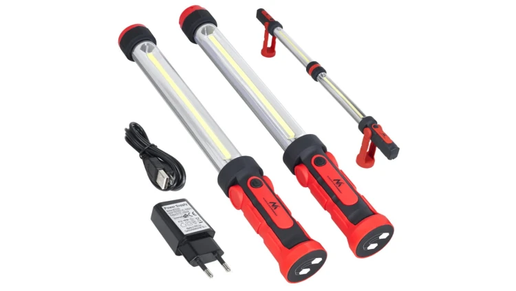 Lampa warsztatowa lub pod maskę LED XXL COB MCE230 Maclean Energy, 2szt lampy z możliwością łączenia, dwa tryby świeceni MCE230