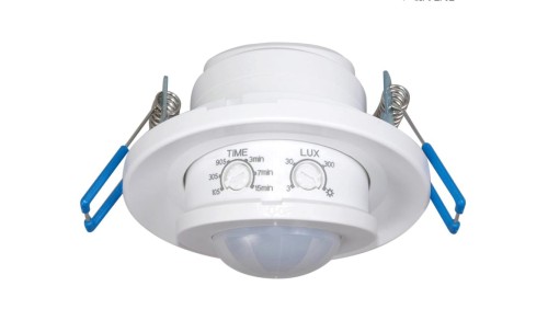 Czujnik ruchu pir na podczerwień do zabudowy Maclean Energy MCE130 zasięg 6m, 800W (lampy żarowe) 400W