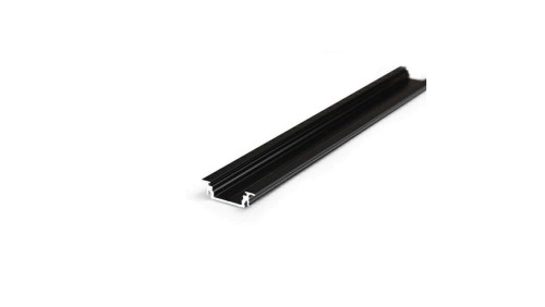 Profil led Groove14 2m czarny wpuszczany szeroki a3020021