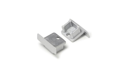 Zaślepka do profil Smart-IN10 srebrna z otworem e3990040 /1szt/