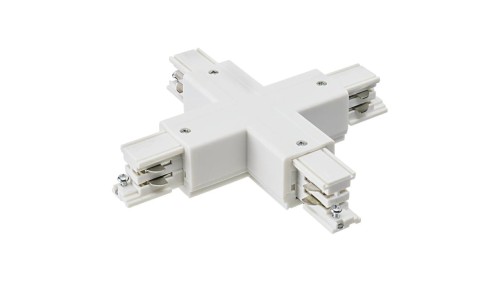 Konektor czwórnik LUXSYSTEM-3F white biały CreeLamp krzyżak lewy